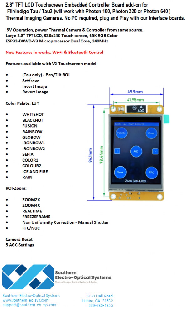 Flir Tau,Tau2 & Photon Thermal Camera Controller - Image 3